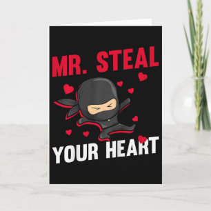 Carte Enfants Ninja Mr Steal Your Heart Tout-Petit Garço