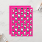 Carte Enfants Panda (Devant/Arrière en situation)