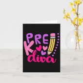 Carte Enfants Pré-k Diva (Fleur jaune)
