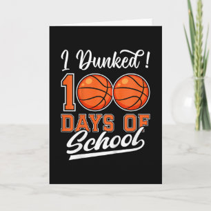 Carte Enfants que j'ai plongé 100 jours d'école Sketll 1