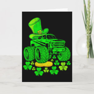 Carte Enfants Saint-Patrick Jour Irlandais Trèfles Shamr