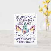 Carte Enfants si longtemps Pré-k C'est amusant jardin d' (Fleur jaune)