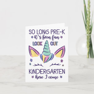 Carte Enfants si longtemps Pré-k C'est amusant jardin d'