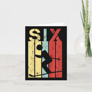 Carte Enfants Ski 6 Anniversaire Garçon Fille Ski 6 Anni