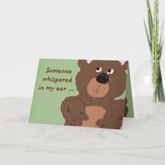Carte Enfants Teddy Bear Se Bien (Devant)