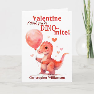 Carte Enfants Valentines Day Vous êtes Dino-mite Dinosau