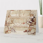 Carte Enfants vintages lecture (Devant)