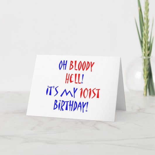 Carte Enfer 101 sanglant (Devant)