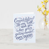 Carte Enfin mariés Mariage de couples drôles (Fleur jaune)