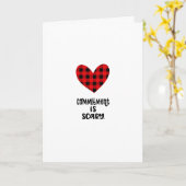 Carte Engagement est Écossais de Buffalo Écossais Saint- (Fleur jaune)