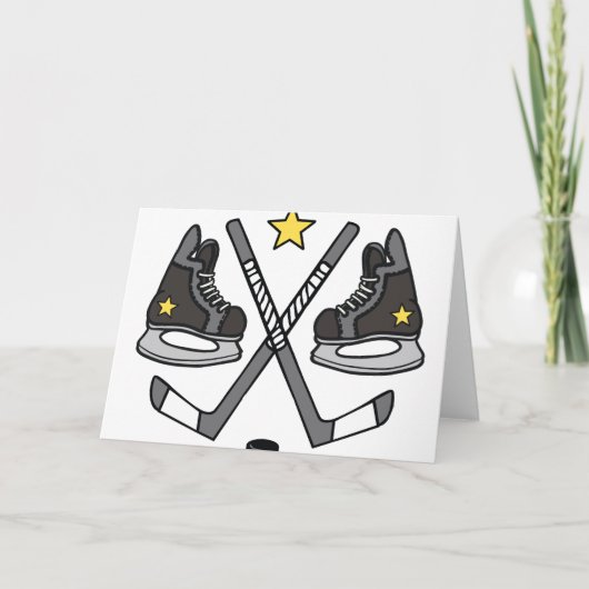 Carte . Engin de hockey sur glace (Devant)