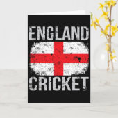 Carte England Cricket  (Fleur jaune)