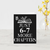 Carte Englieacher 67 Book Just One More Chapter 6-7 Read (Fleur jaune)