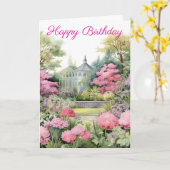 Carte English Garden Landscape (Fleur jaune)