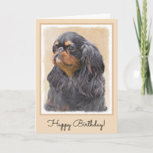 Carte English Toy Spaniel Peinture Animal Art original