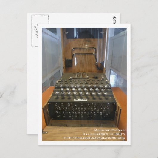 Carte Enigma (Devant / Derrière)