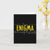 Carte Enigma, Les Règles Ne S'Appliquent Tout Simplement (Fleur jaune)