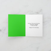 Carte Énigme de lutin de balle de golf de la Saint-Patri (Intérieur)