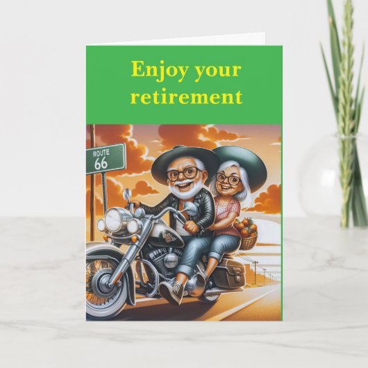 Carte Enjoy your retirement. (Devant)