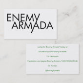 Carte ennemie de promotion d'armada (Devant / Derrière)