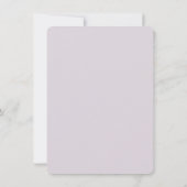 Carte Enregistrer la date Rose Mauve Aquarelle Tropical  (Dos)