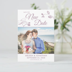 Carte Enregistrer la photo de report du mariage de nouve