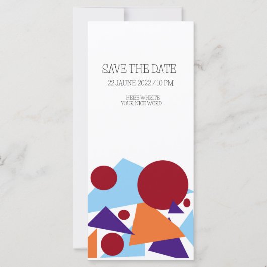 CARTE ENREGISTRER LE JOUR (Devant)