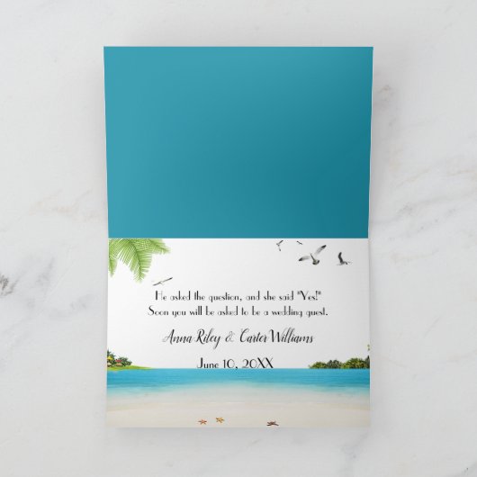 Carte Enregistrer le message de date dans une bouteille (Intérieur)