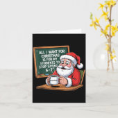 Carte Enseignant 6-7 Six Sept Je Veux Que Mes Élèves Arr (Fleur jaune)