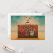 Carte Enseignant à la retraite, plus de temps pour voyag (Devant/Arrière en situation)