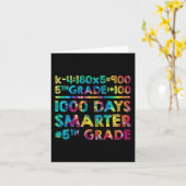 Carte Enseignant De 1000 Jours Plus Intelligent 100 Jour (Fleur jaune)