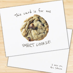 Carte Enseignant de cookies intelligents aux étudiants S