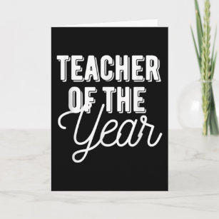 Carte Enseignant de l'année - Enseignant Gif