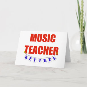 CARTE ENSEIGNANT DE MUSIQUE RETRAITÉ