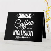 Carte enseignant d'éducation spéciale j'aime le café et (Fleur jaune)