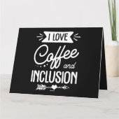 Carte enseignant d'éducation spéciale j'aime le café et (Dos)