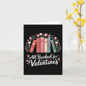 Carte Enseignant en lecture Saint-Valentin Tout réservé (Fleur jaune)