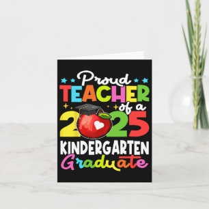 Carte Enseignant fier d'une promotion 2025 diplômé de ma