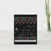 Carte Enseignant Funky Math Noël Joyeux Noël En Eq Math (Devant)