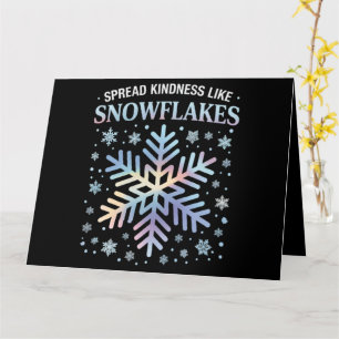 Carte Enseignant Noël Épandez la gentillesse comme des f