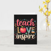 Carte Enseignant Retour à l'école Premier jour heureux d (Fleur jaune)