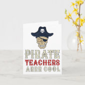 Carte Enseignants Pirates Arr Cool _ Parler Comme Une Jo (Fleur jaune)