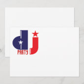 Carte enseigne de DJ (Devant / Derrière)