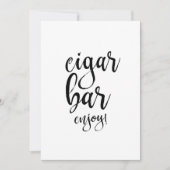 Carte Enseigne de mariage en calligraphie abordable Bar  (Devant)