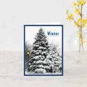 Carte Enseignement des quatre saisons de l'année (Fleur jaune)