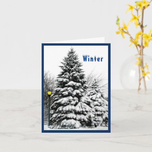 Carte Enseignement des quatre saisons de l'année (Fleur jaune)