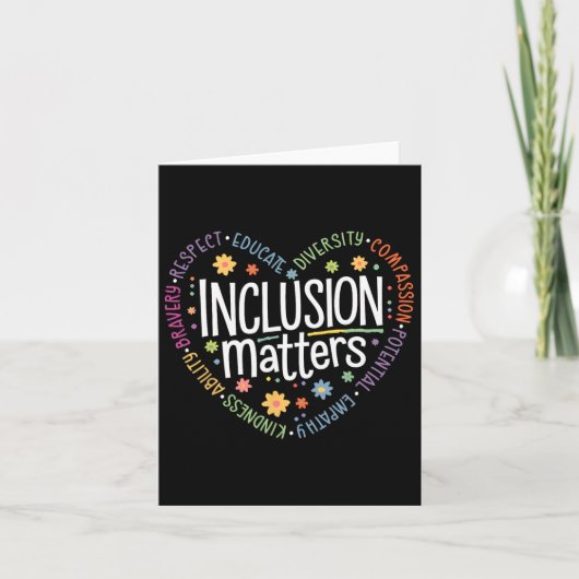 Carte Enseignement spécial Problèmes d'inclusion des ens (Devant)