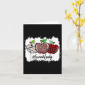 Carte Enseigner Amour Insre Dame Cantine Léopard Rouge U (Fleur jaune)