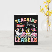 Carte Enseigner aux futurs leaders Professeur Dingo Drôl (Fleur jaune)