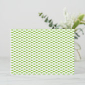 Carte Ensemble de dossiers verts botaniques (Debout devant)